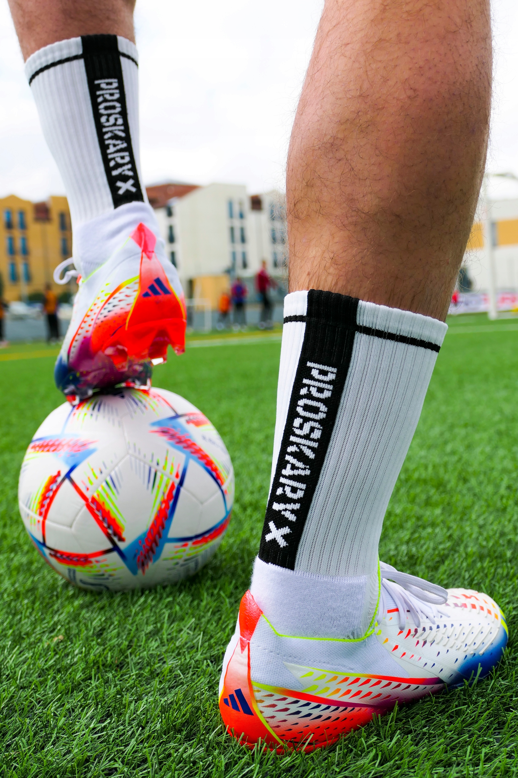 SKARPETY ANTYPOŚLIZGOWE PROSKARY ELITE Kolor biały