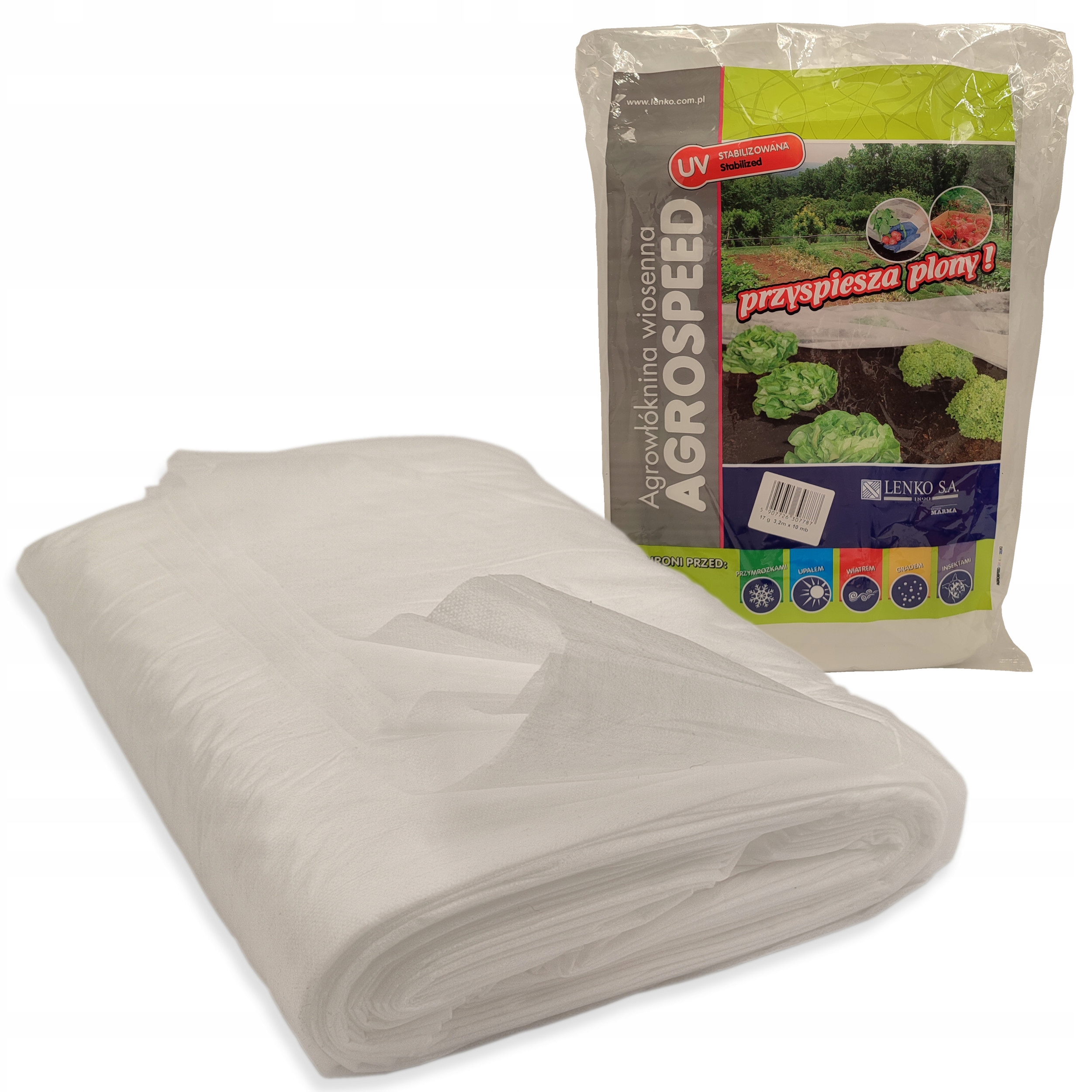 

Agro Włóknina Biała 17g/m2 2,1x10m na Przymrozki
