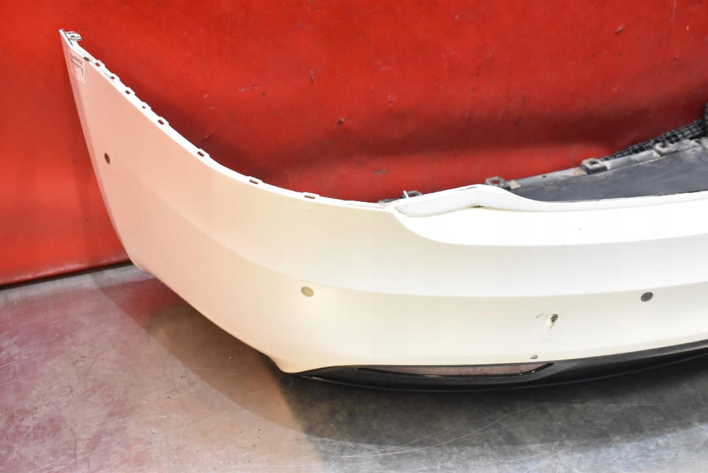 bumper rear part rear BIALY PDC TESLA MODEL S LIFT 16-21
