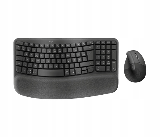 Súprava klávesnica myš Logitech Combo Wave keys Lift Grafitová