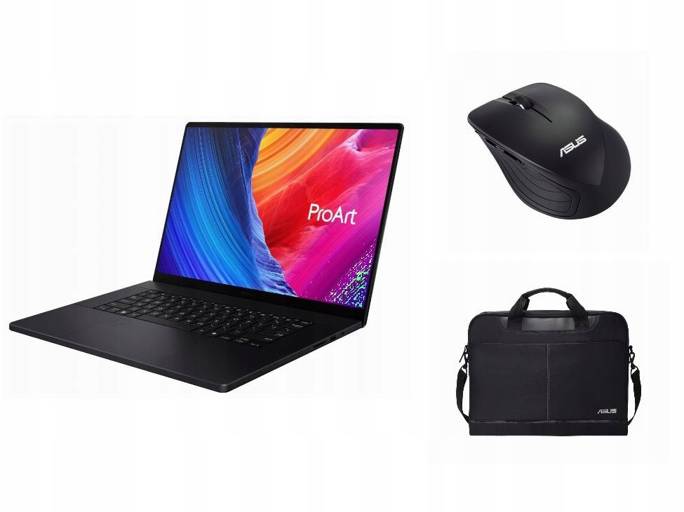Laptop Asus Windows 11 Pro Amd Ryzen Ai Torba Asus Myszka Asus!