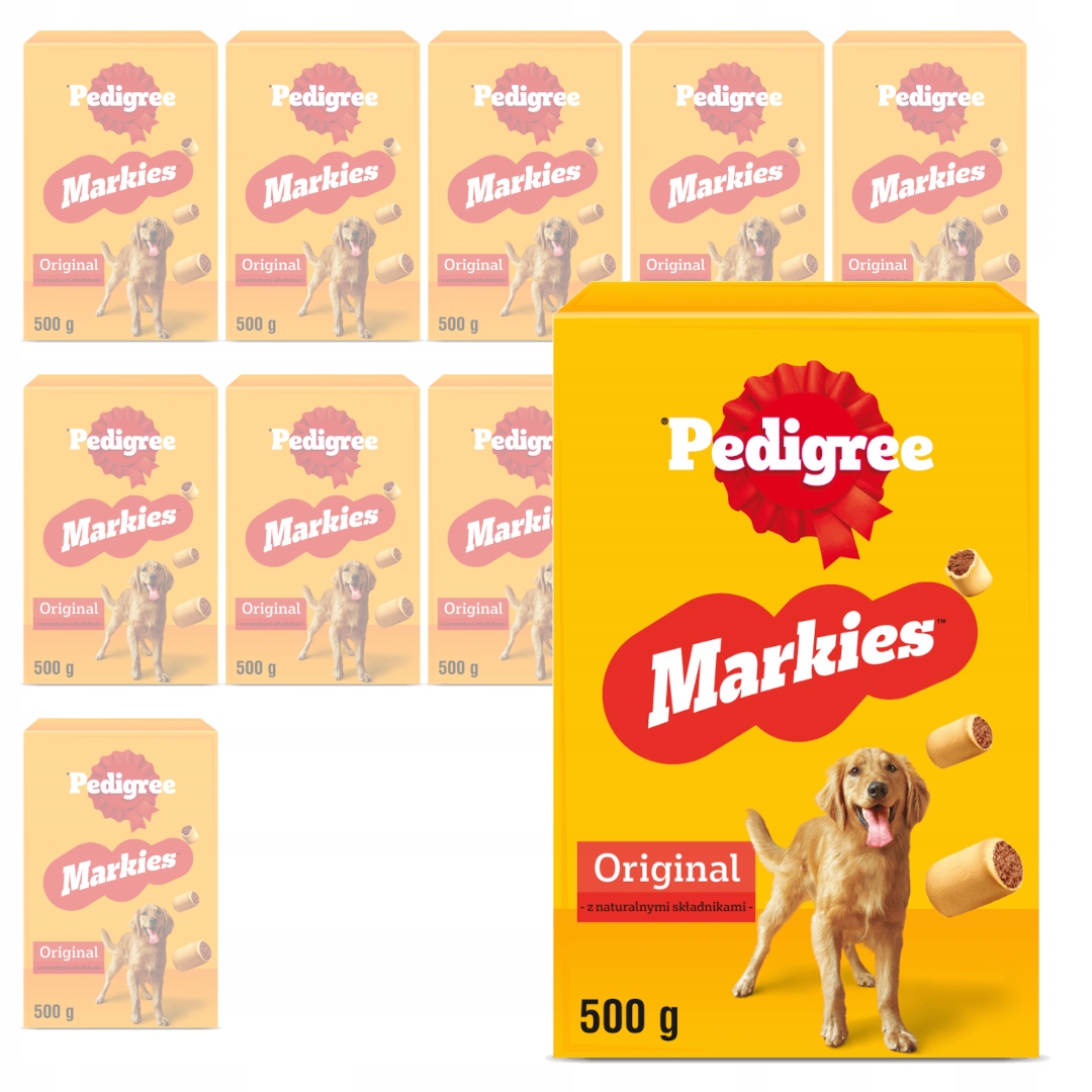 Pedigree Markies Original 12x500 g Křupavé sušenky pro dospělého psa