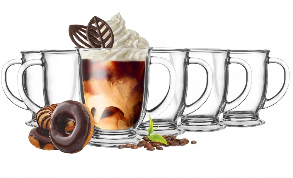 

Szklanki do kawy herbaty deserów Carlo 450 ml 6szt