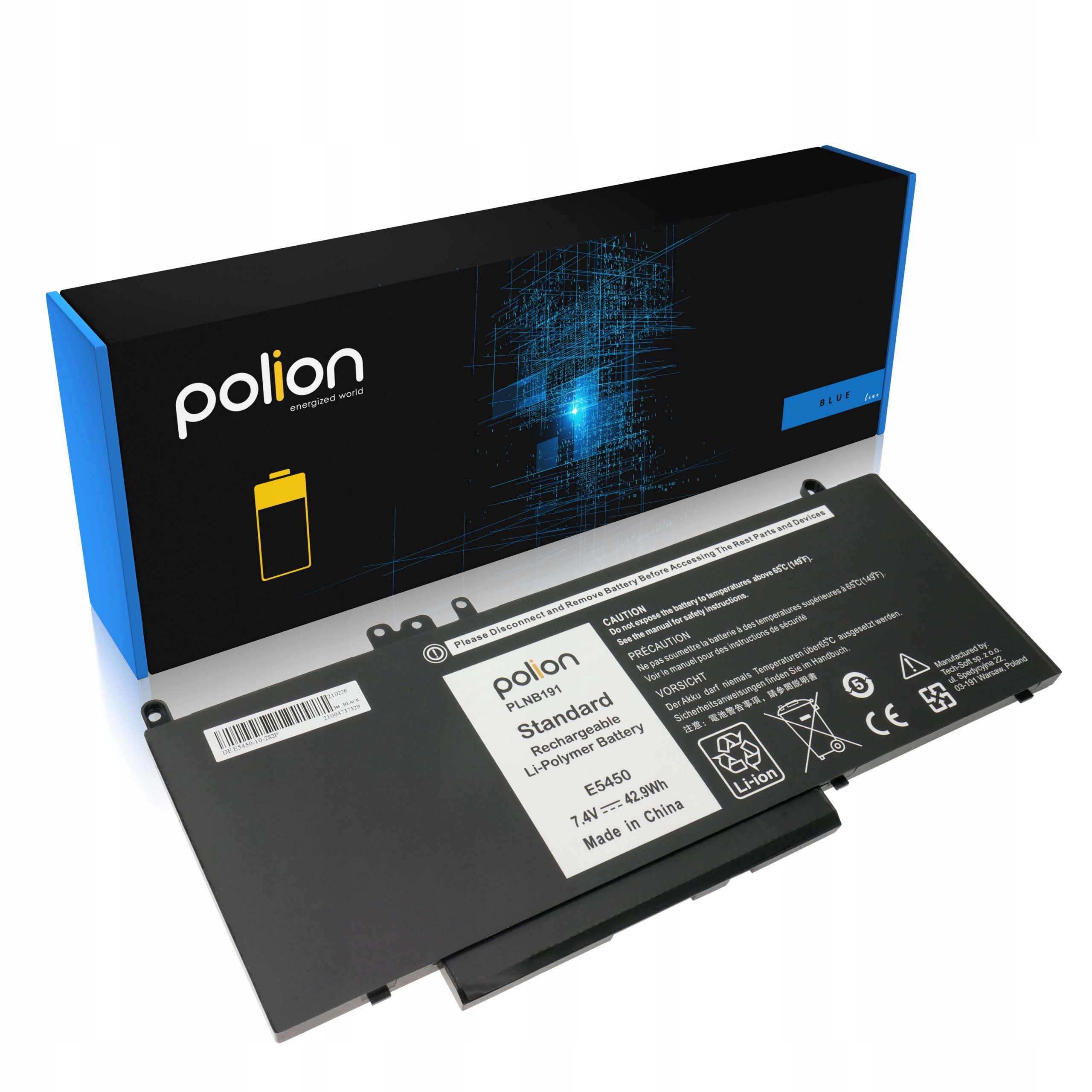 Baterie pro Dell Latitude E5450 E5550 3150 3160