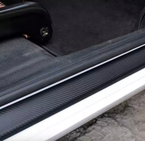 TAŚMA CARBON ZABEZPIECZAJĄCA PROGI 10cm METR RAKLA Długość 100 cm