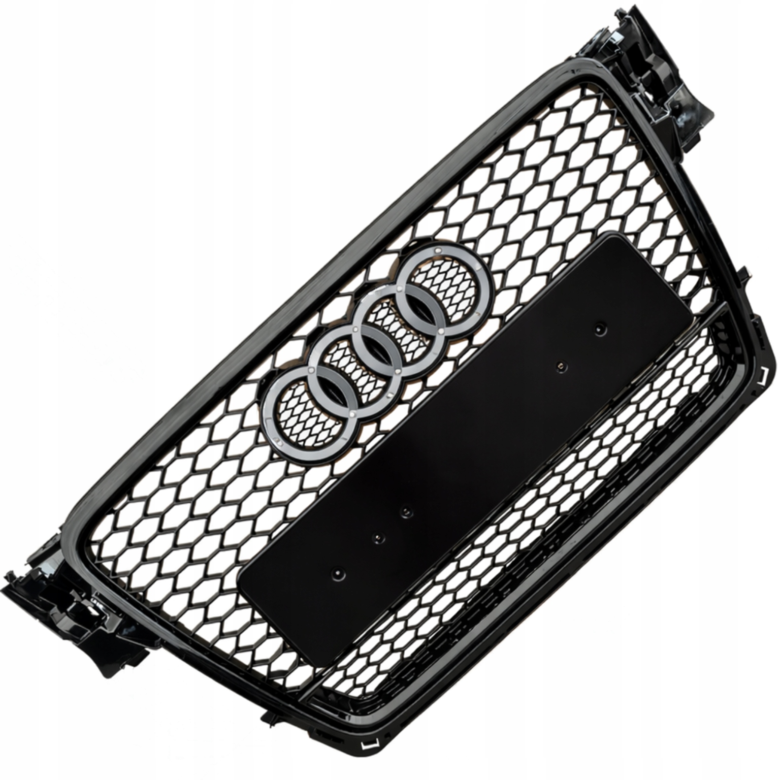 Atrapa nárazníku grilu Audi A4 B8 08-11r RS4 vzhled Černý Lesk