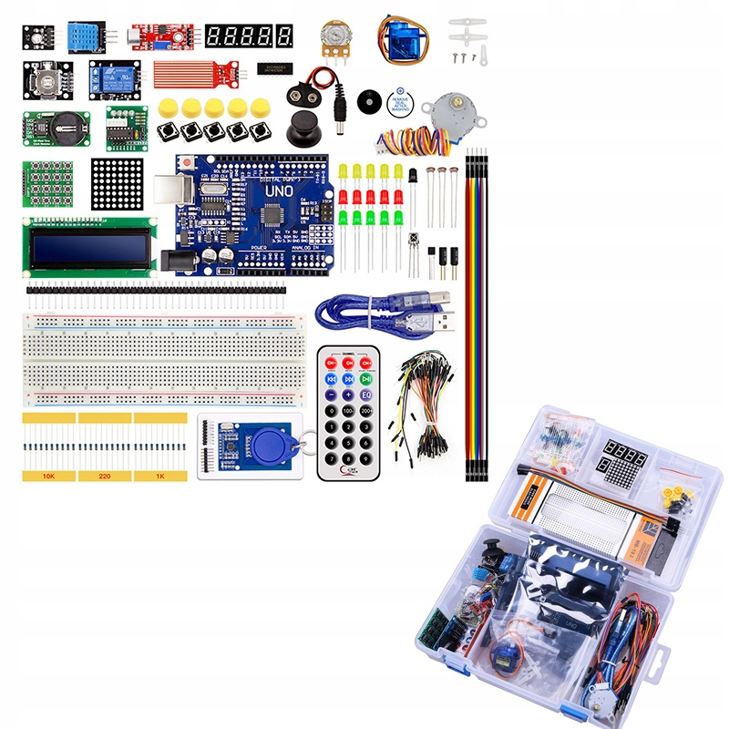 XXL Sada pro Výuku Programování Kompatibilní s Arduino Uno a Kurzem