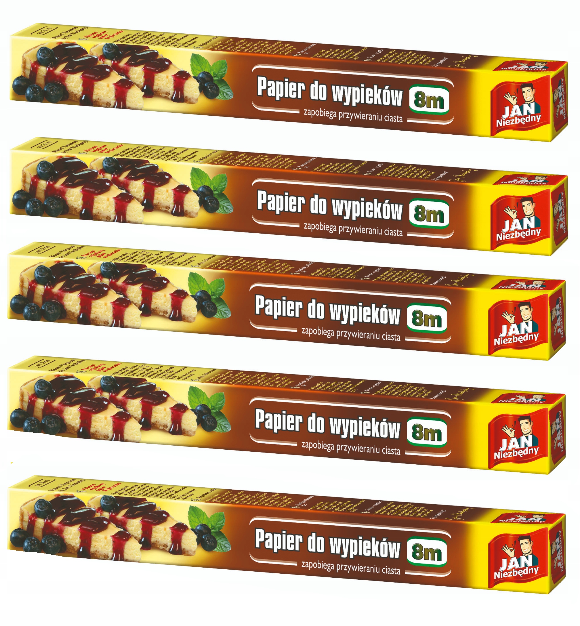 

Papier Wypieków Pieczenia Jan Niezbędny 8m Pakiet