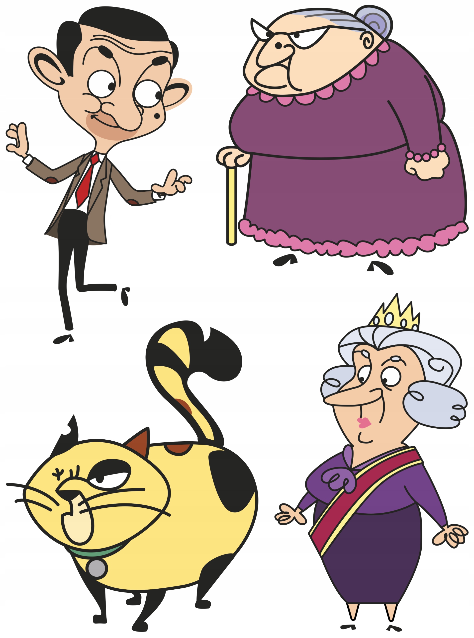 NAKLEJKI NA OKNO LUSTRO SZYBĘ JAŚ FASOLA MR BEAN