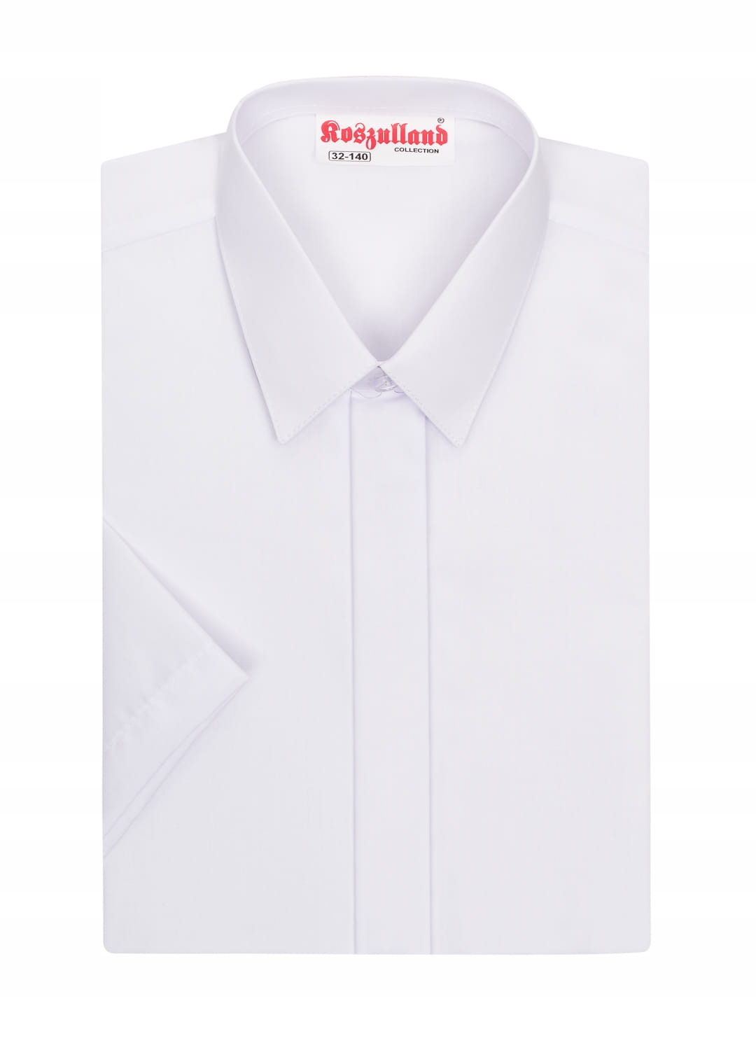 Koszula komunijna chłopięca z krótkim rękawem K-02 - 128/29