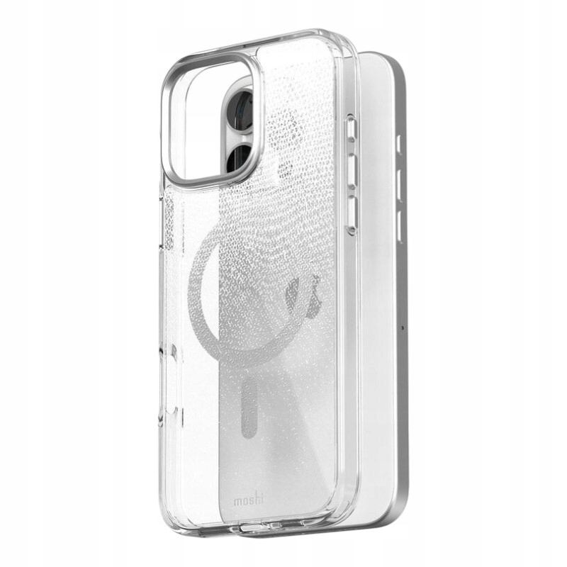 Moshi iGlaze MagSafe – Pouzdro pro iPhone 16 Pro Max (Mist White)