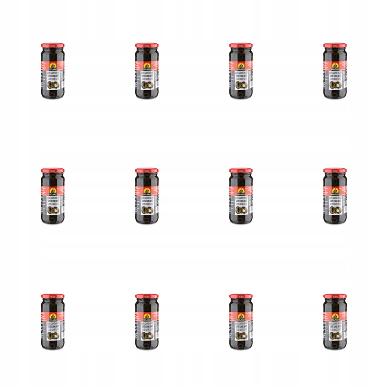Černé olivy krájené 240 g/130 g Figaro X12