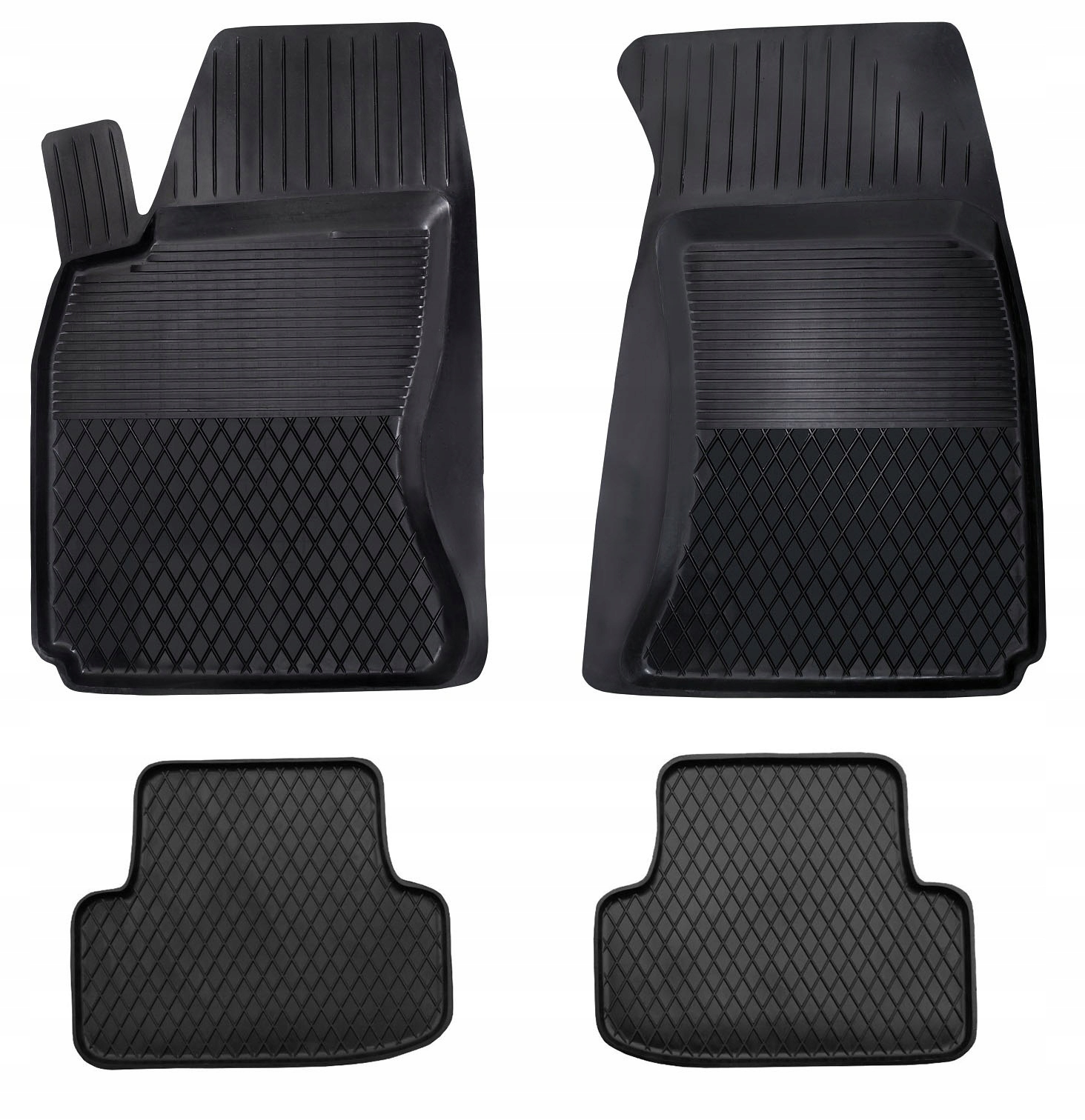 Dywaniki gumowe z rantem do Audi A6 C8 2018-