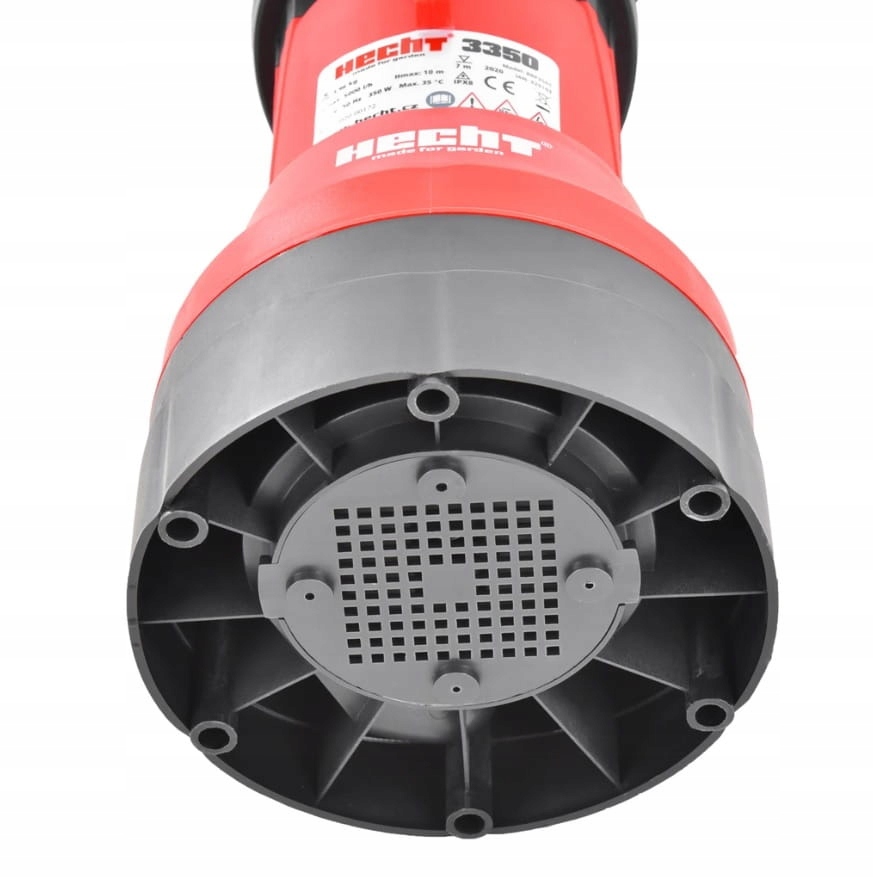 POMPA OGRODOWA DO WODY HECHT3350 MOC 350W WYDAJNOŚĆ 5000L/H PODNOSZENIE 10M Maksymalna wydajność pompy 0 l/h