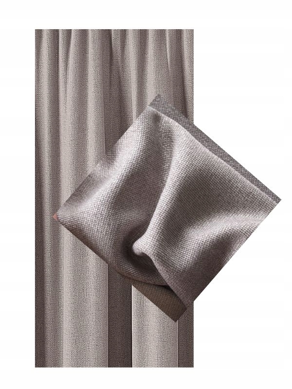 Závěs Barvy Matná s páskou na žabky a špendlíky, šířka 260 x 140