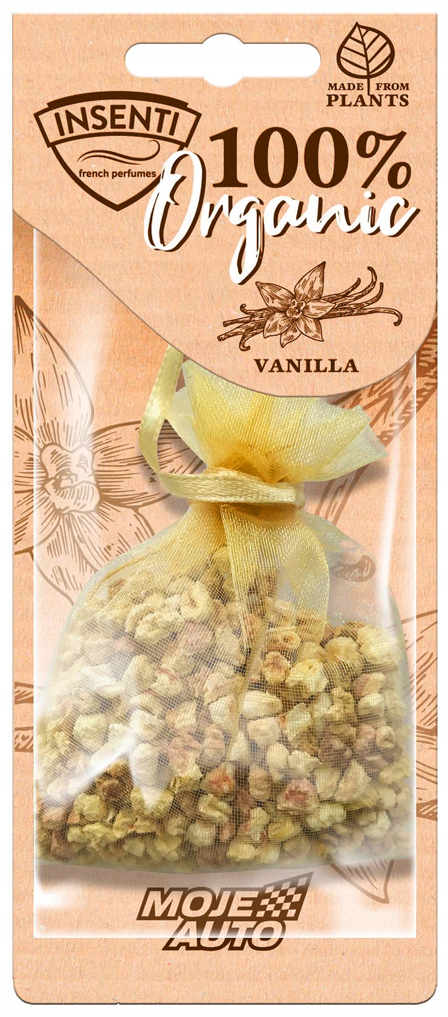 МІЙ АВТО-INSENTI ОРГАНІЧНИЙ АРОМАТ ВАНІЛІ