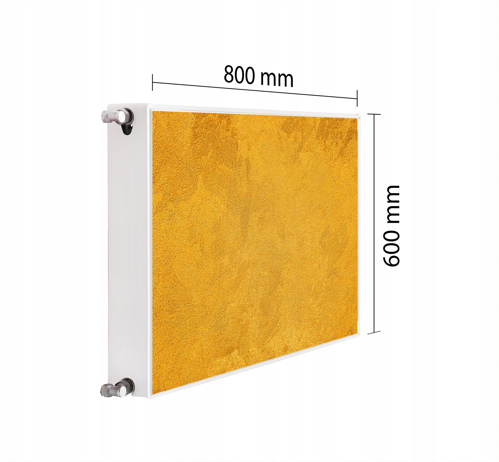 Magnetická Krytka Na Radiátor 80x60 Žlutá Podložka Magnet