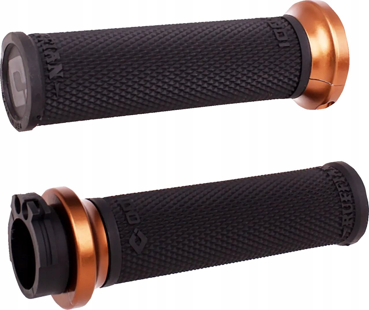 Manžety Odi Ruffian Lock-On Street Black/Bronze Grips Indian