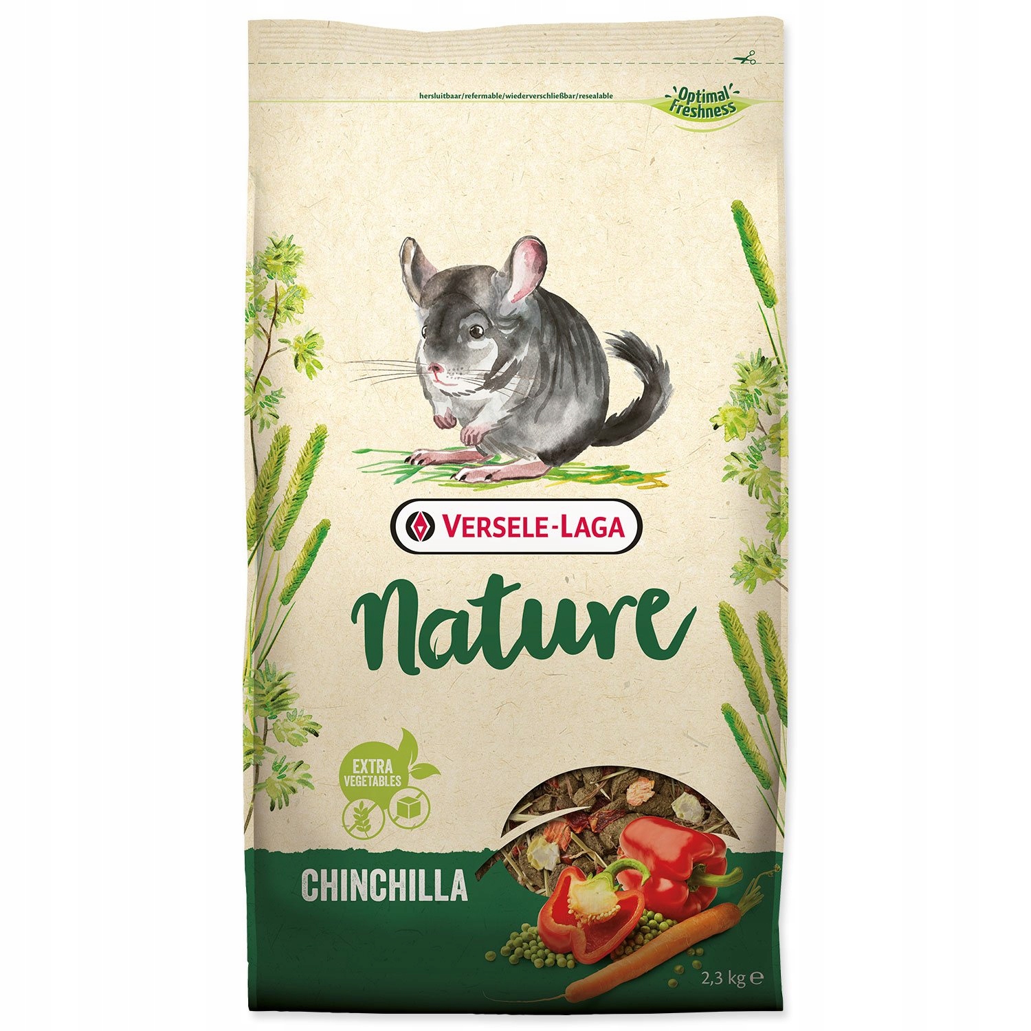 Levně Krmivo Versele-Laga Nature Chinchilla činčila 2,3kg