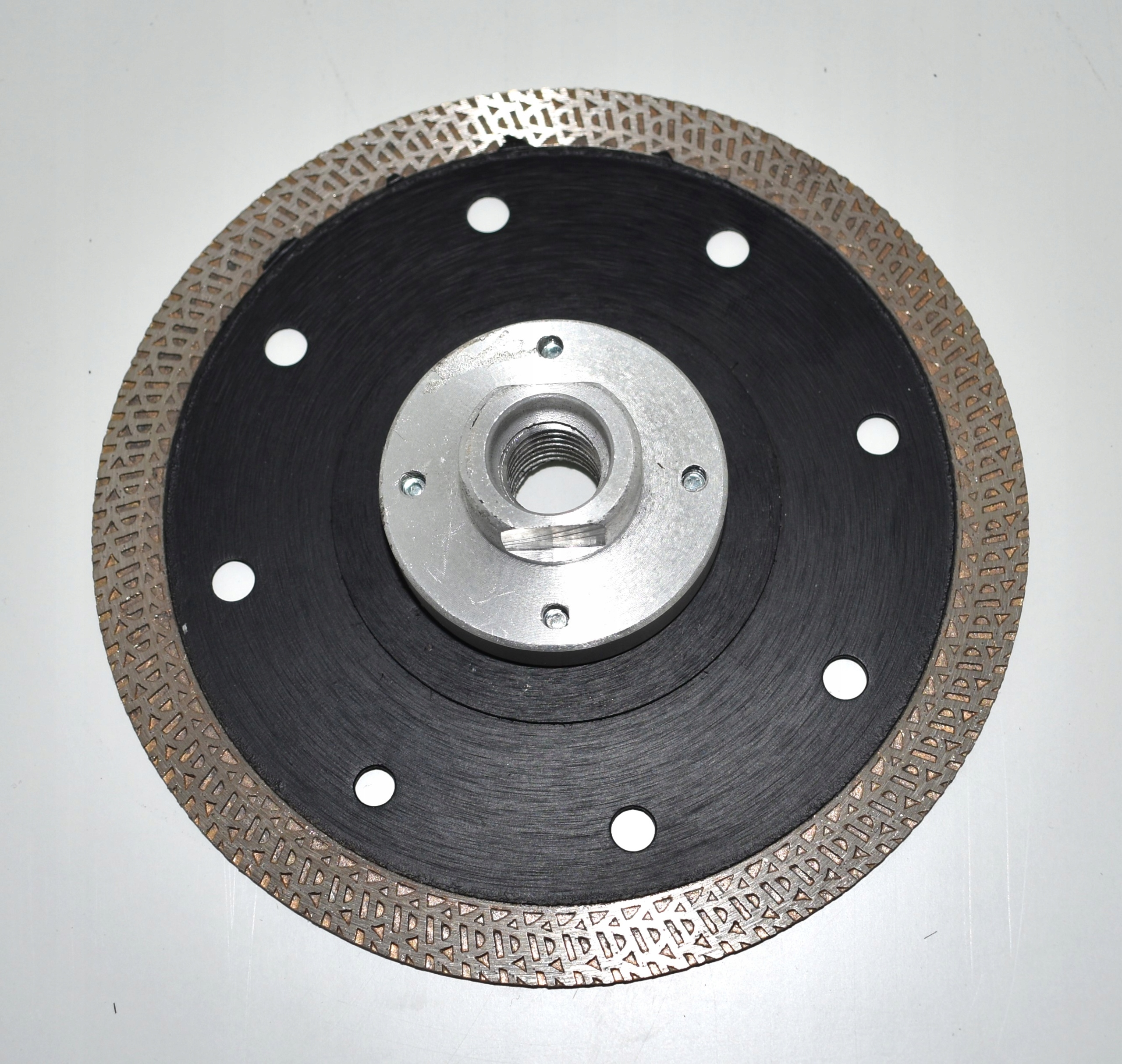 Tarcza 125 cienka Syntetyk do płytek, ceramiki i kamienia Z Flanszą