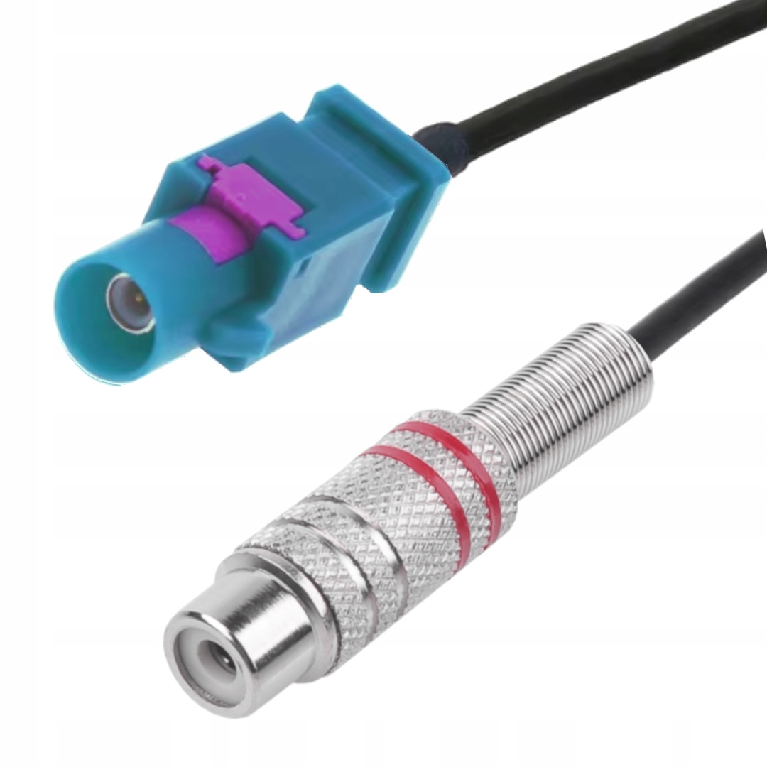 Adapter Fakra Code-Z wtyk na Rca gniazdo 20cm