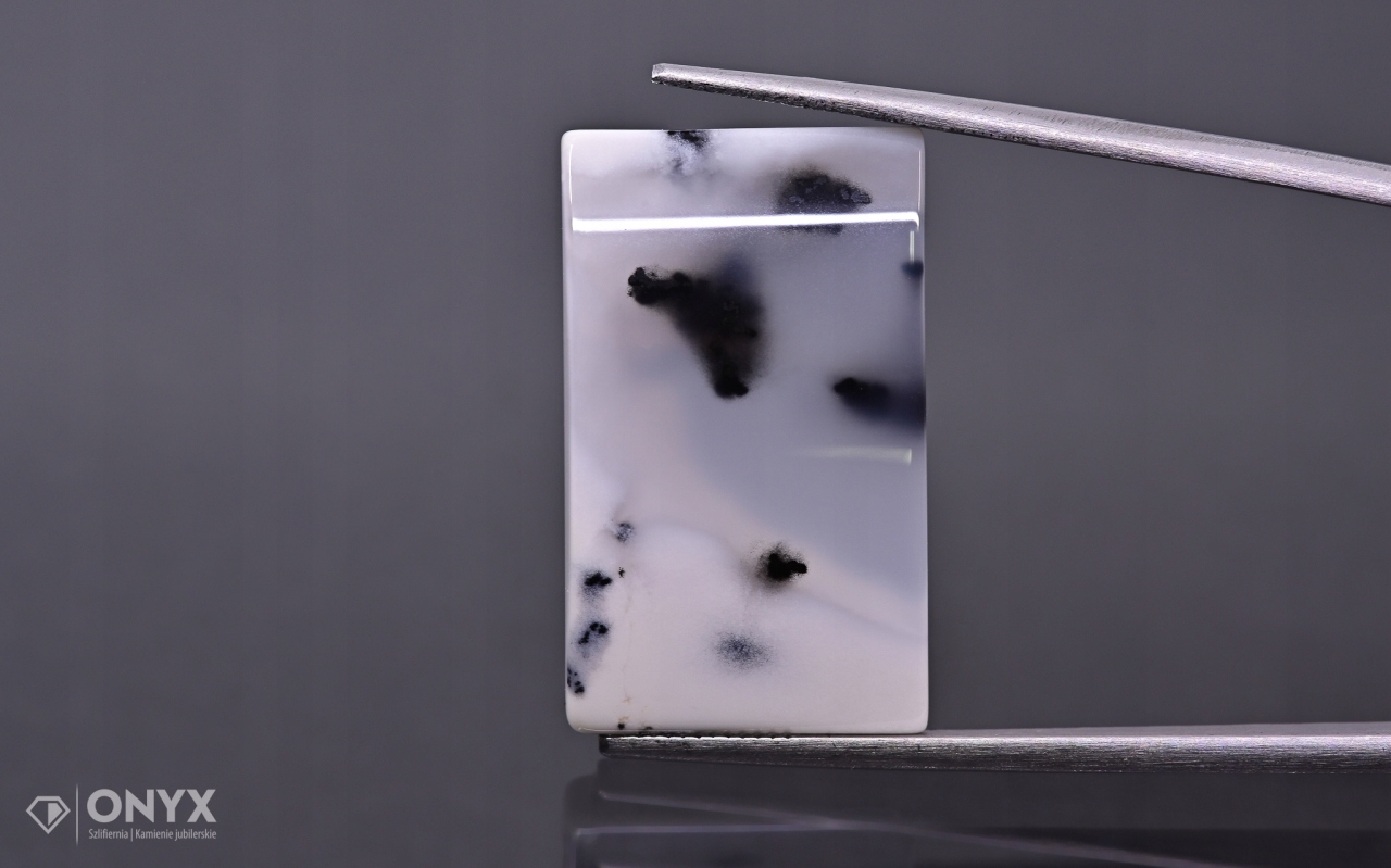 Dendritový achát z Turecka konvexní obdélníková deska