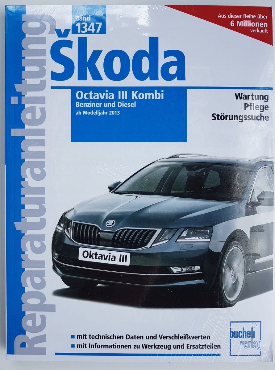 Skoda Octavia 3 Kombi (2013-2018) III instrukcja napraw Bucheli 24h