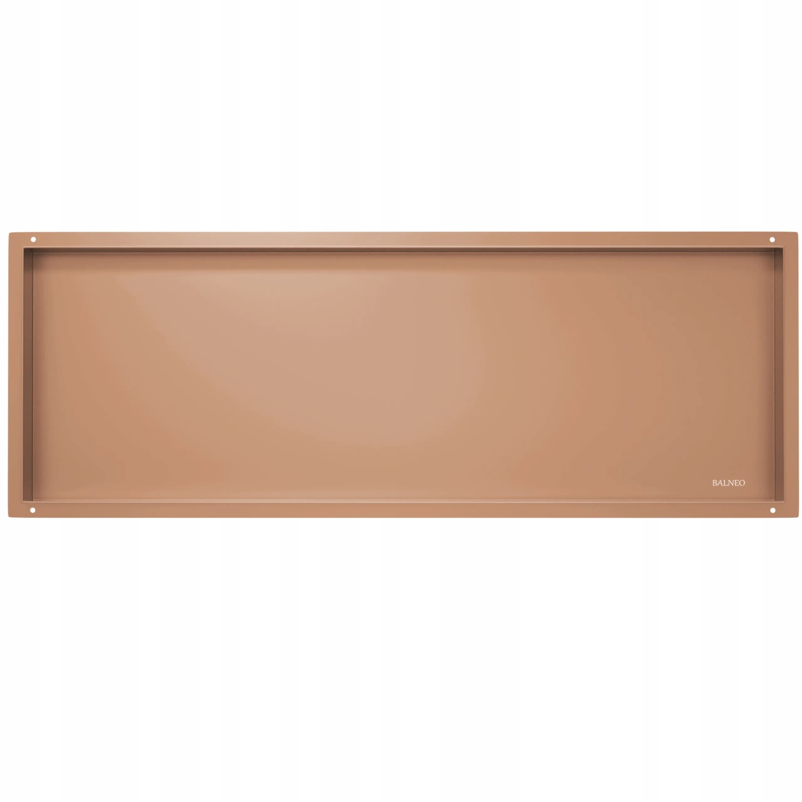 Wall-box No Rim Bezrámová výklenková polica Copper 90x30x10 cm,