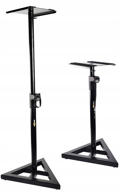 STATYW POD MONITOR ODSŁUCH 1 SZT. Z 5-PUNKTOWĄ REGULACJĄ WYSOKOŚCI 40kg EAN (GTIN) 5907780145837