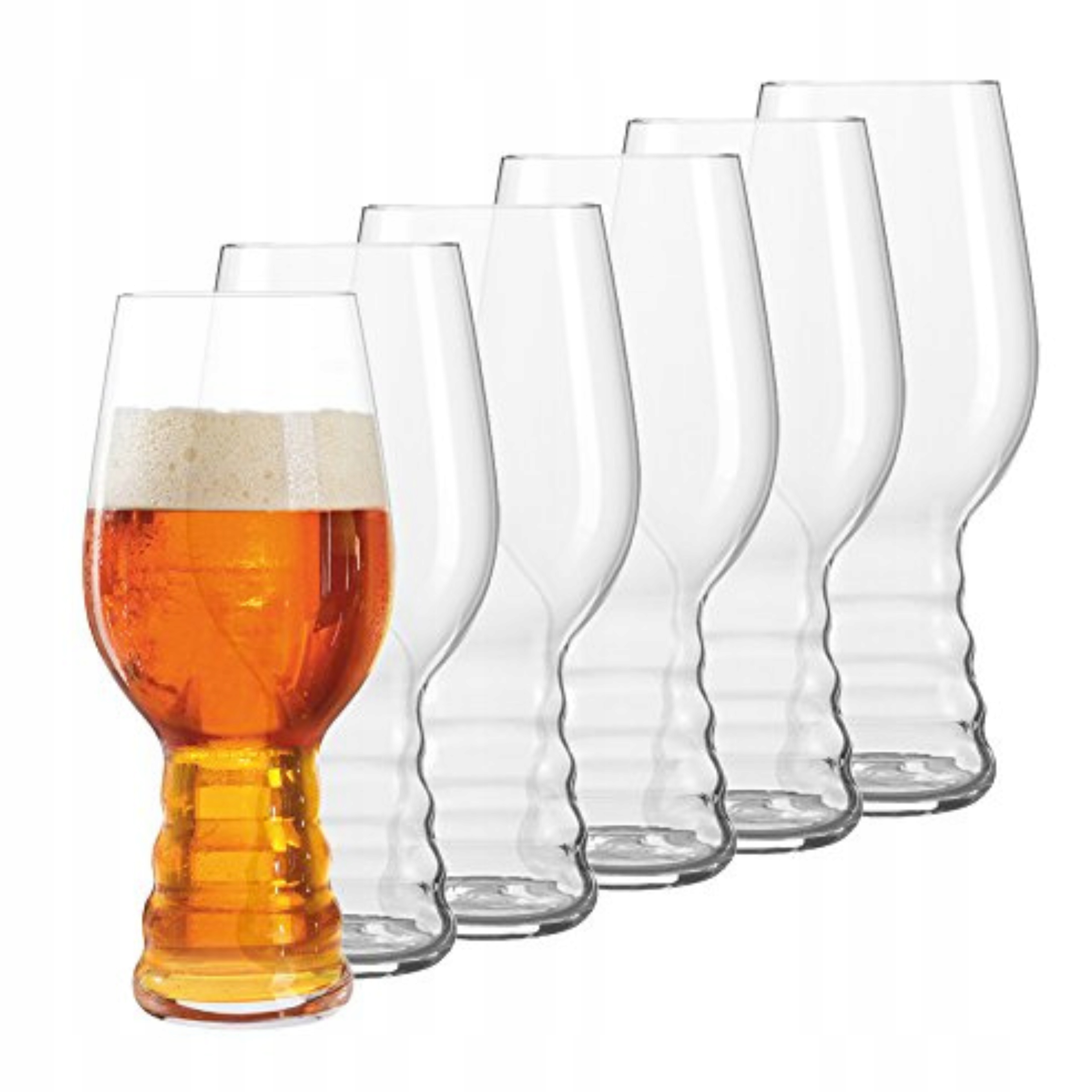 Kufle Ipa Set na pivo 540 ml Sada na dárek k narozeninám 6 x Pivní Sklenice sklenice