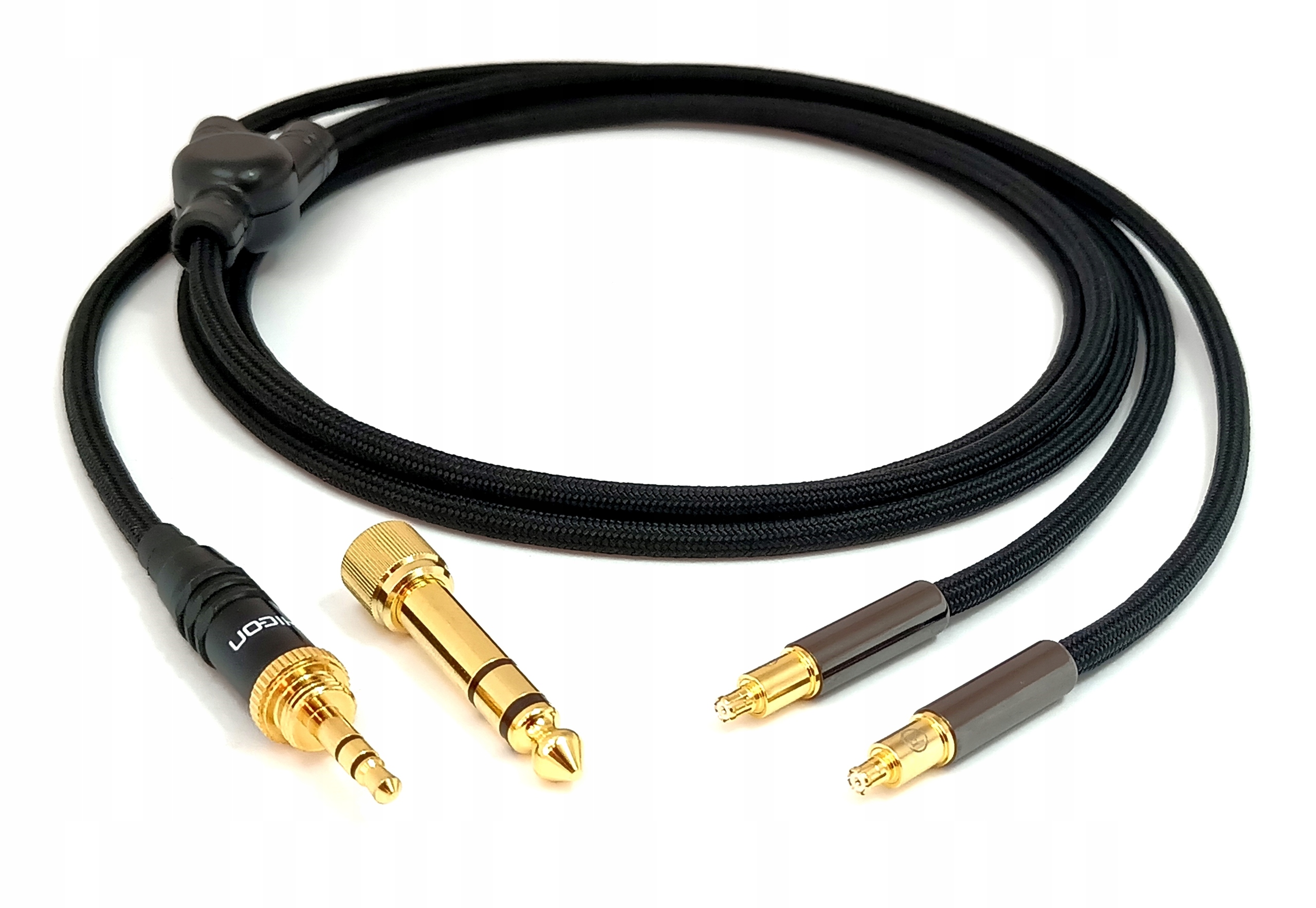 Ručne vyrobený kábel pre slúchadlá Audio-technica 3,5 mm 6,3 mm Canare