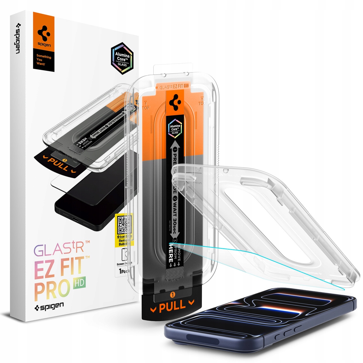 Spigen Glas.Tr ”Ez Fit Pro” do Iphone 16 Pro Max 17 Pro Max Clear