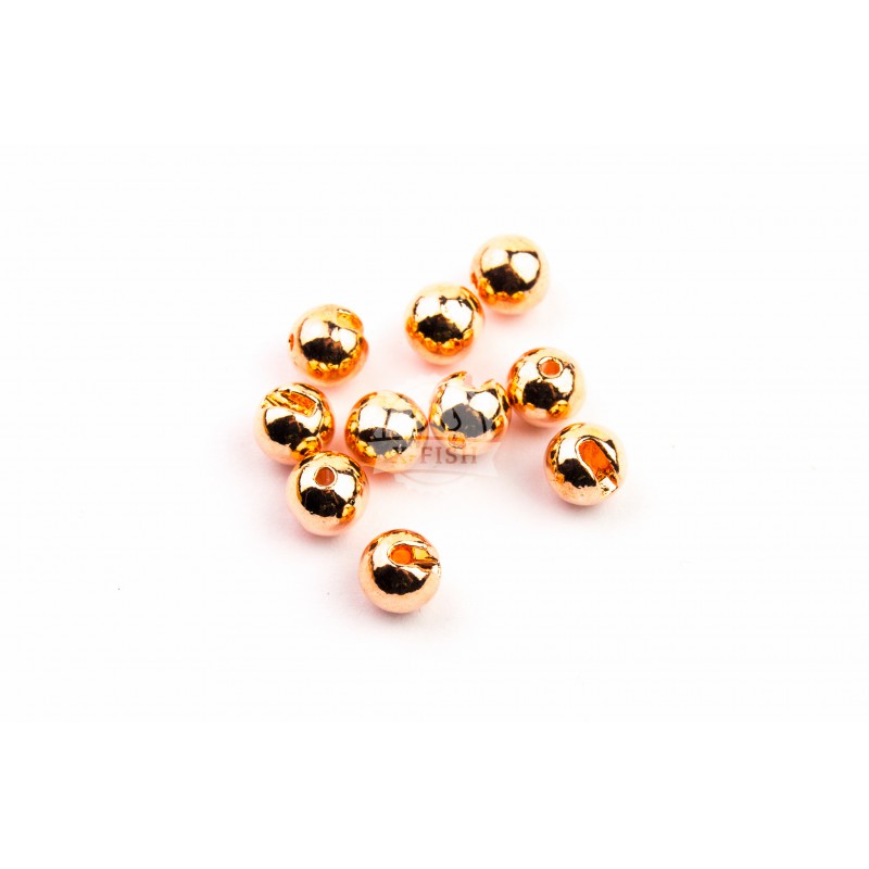 Główki wolframowe slotted w kolorze copper 4.0mm 0.5g