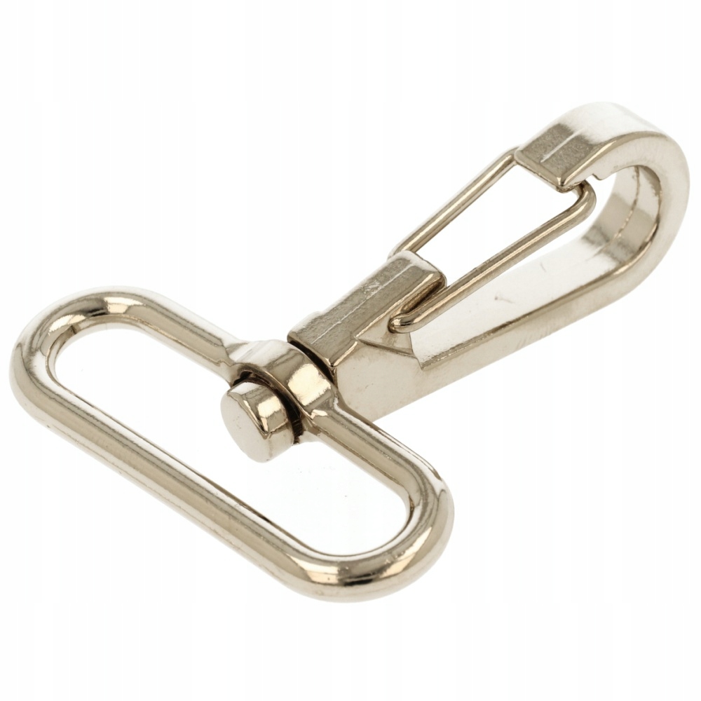 Karabina na Vodítko 40mm x 64mm Karabina Zapínání Stříbrná 10 Ks