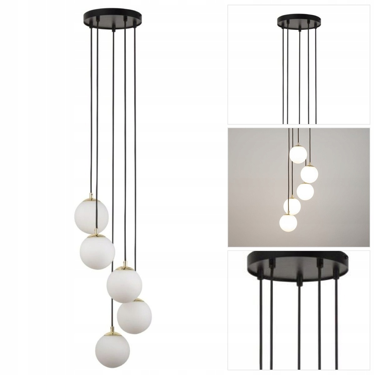Černá závěsná lampa Piano moderní do pracovny Sigma Lighting