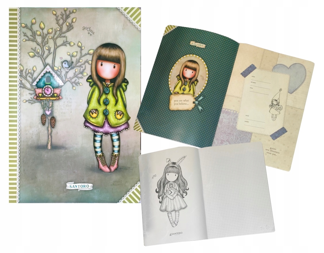 Zeszyt A4/40k kratka Gorjuss, Mar Mar 5611 A'10