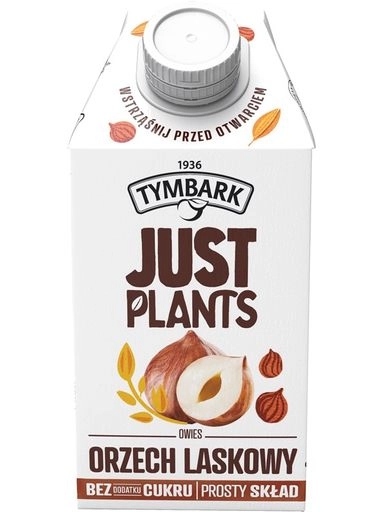 6 x Tymbark Just Plants oves lískový ořech 500 ml