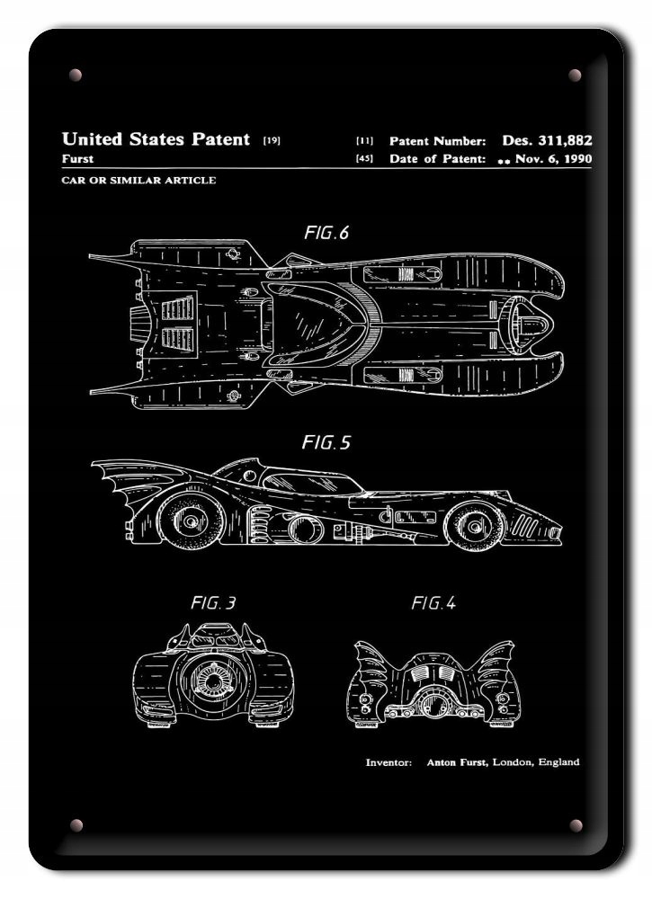 Auto Plakat Metalowy Szyld Obrazek Retro #21429