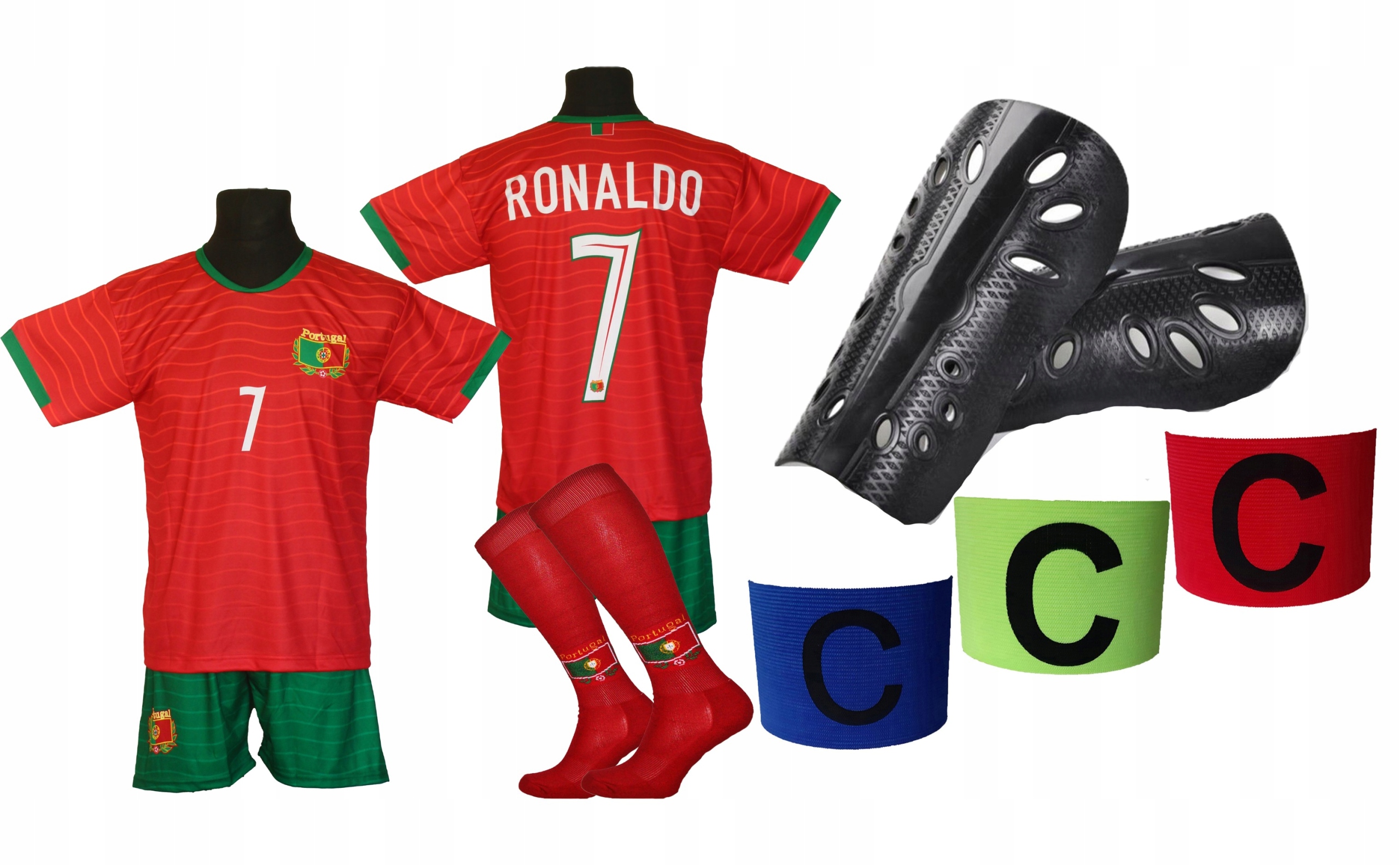 Fotbalové oblečení pro děti Ronaldo Portugalsko Oo 140