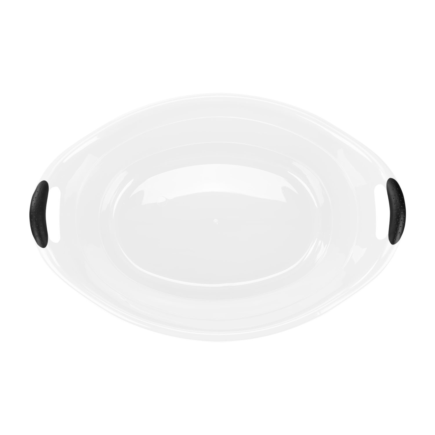 Miska 40L na pranie owalna 71cm biała Kształt owalny