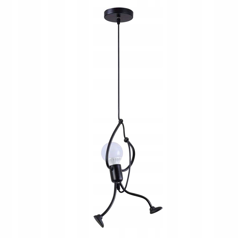 Stropní Svítidlo Loft Černá Led lampička Typ I moderní design, závit E27