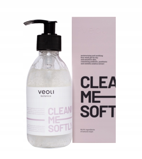 Veoli Botanica Hydratační a zklidňující gel na mytí obličeje Cleaning Me Softly