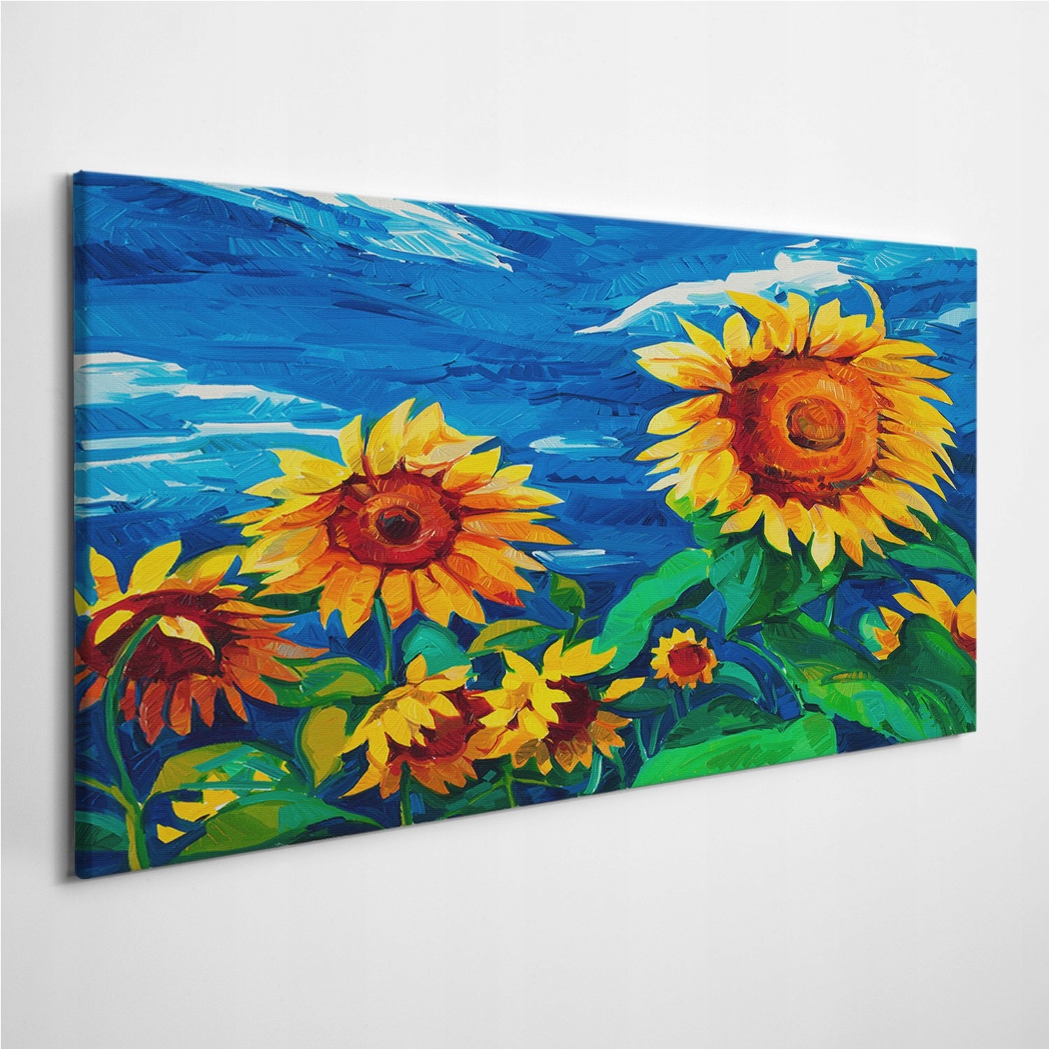 

Foto-obraz na płótnie Kwiaty Słoneczniki 100x50 cm