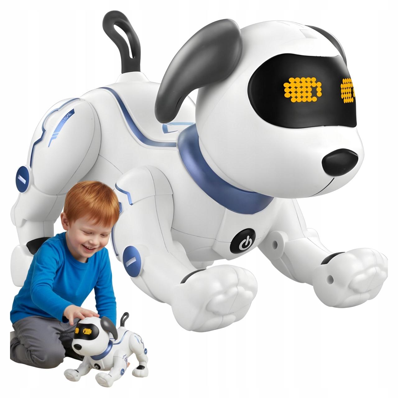 INTERAKTYWNY ROBOT PIESEK DO PROGRAMOWANIA I KODOWANIA DLA DZIECI 5+