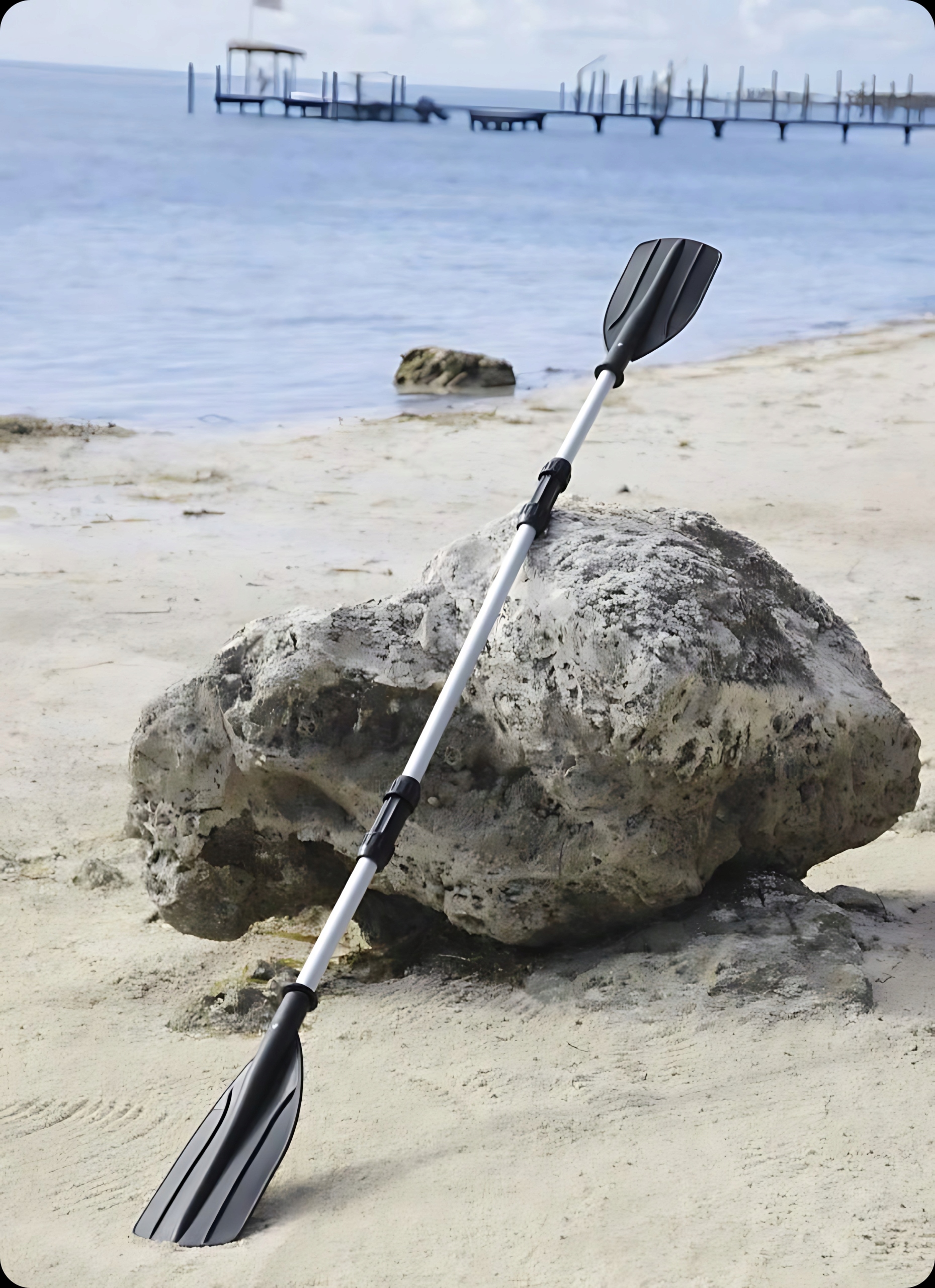 LEKKIE WIOSŁA SKŁADANE DO PONTONU ALUMINIOWE NA PONTON KAJAK 145cm Model Do Kajaka