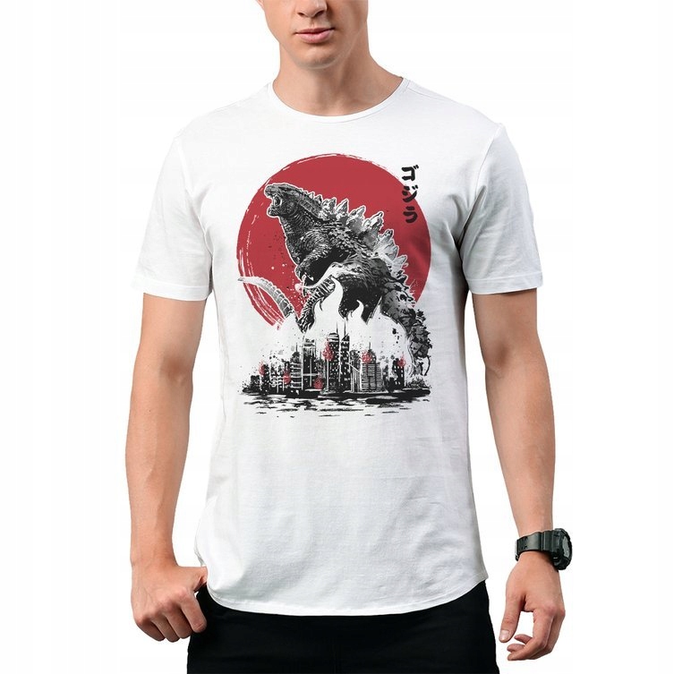 

Koszulka T-Shirt Godzilla Sumi E L