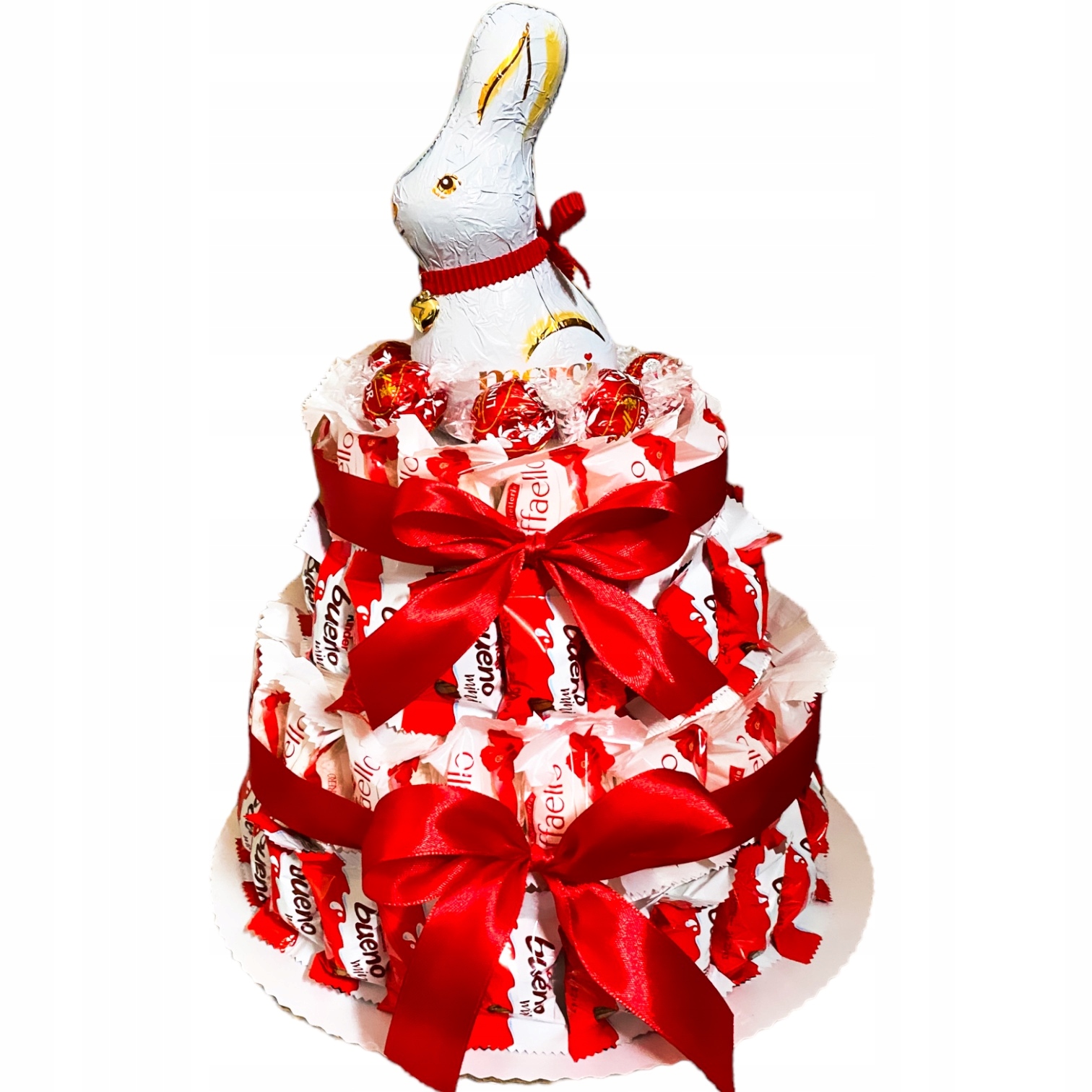 Zestaw prezentowy Tort Raffaello na Wielkanoc, Zajączka, Urodziny