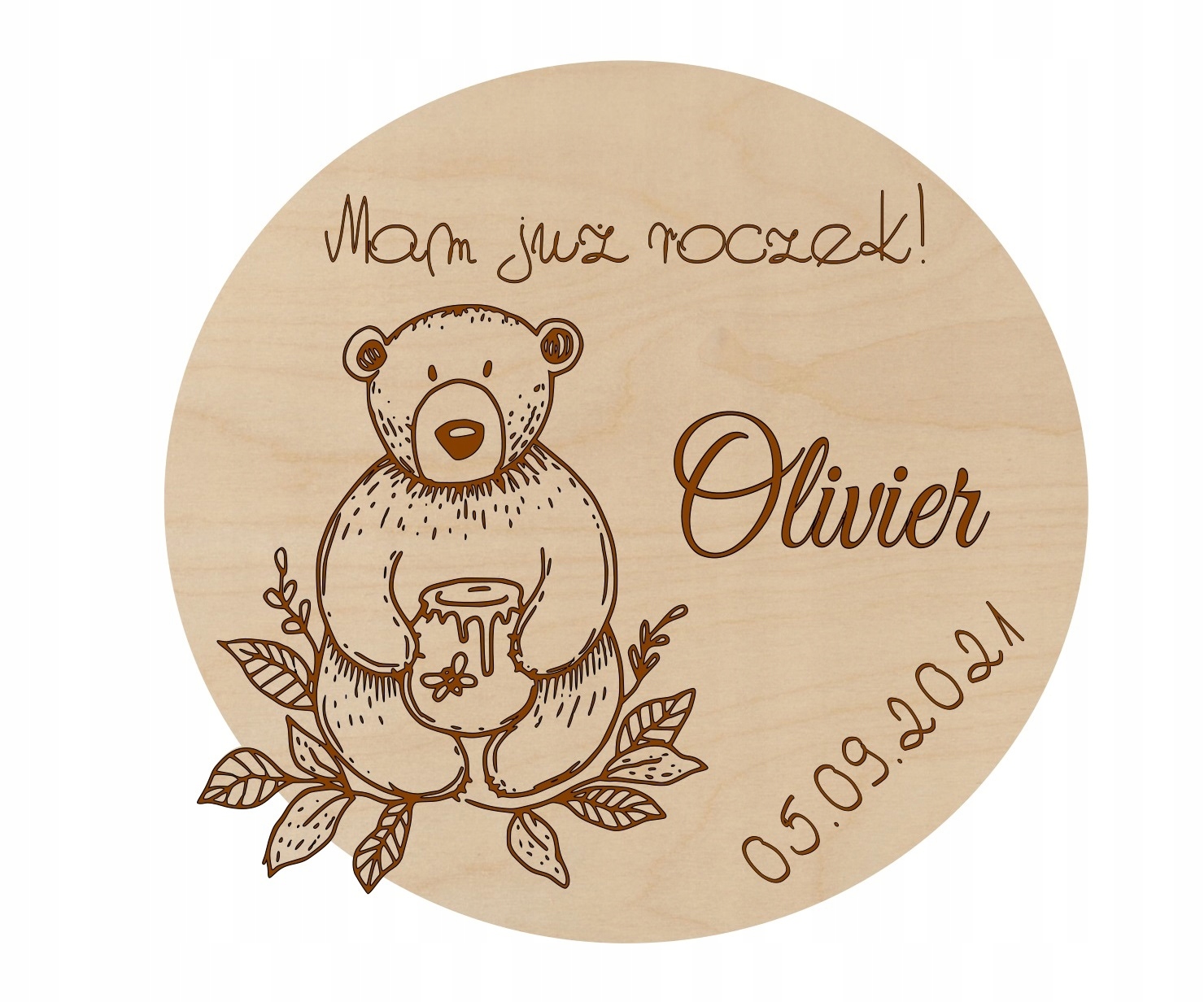 PODZIĘKOWANIE ROCZEK MAGNES ZWIERZĘTA LEŚNE GIFT