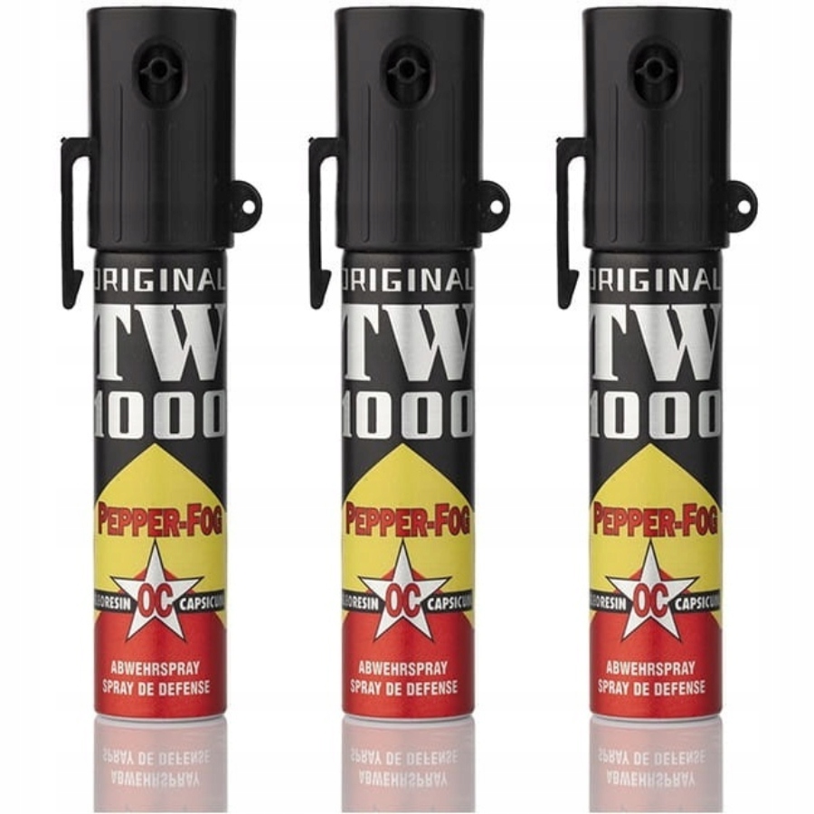 3x Gaz pieprzowy do samoobrony dla kobiet do torebki Lady 20ml TW1000