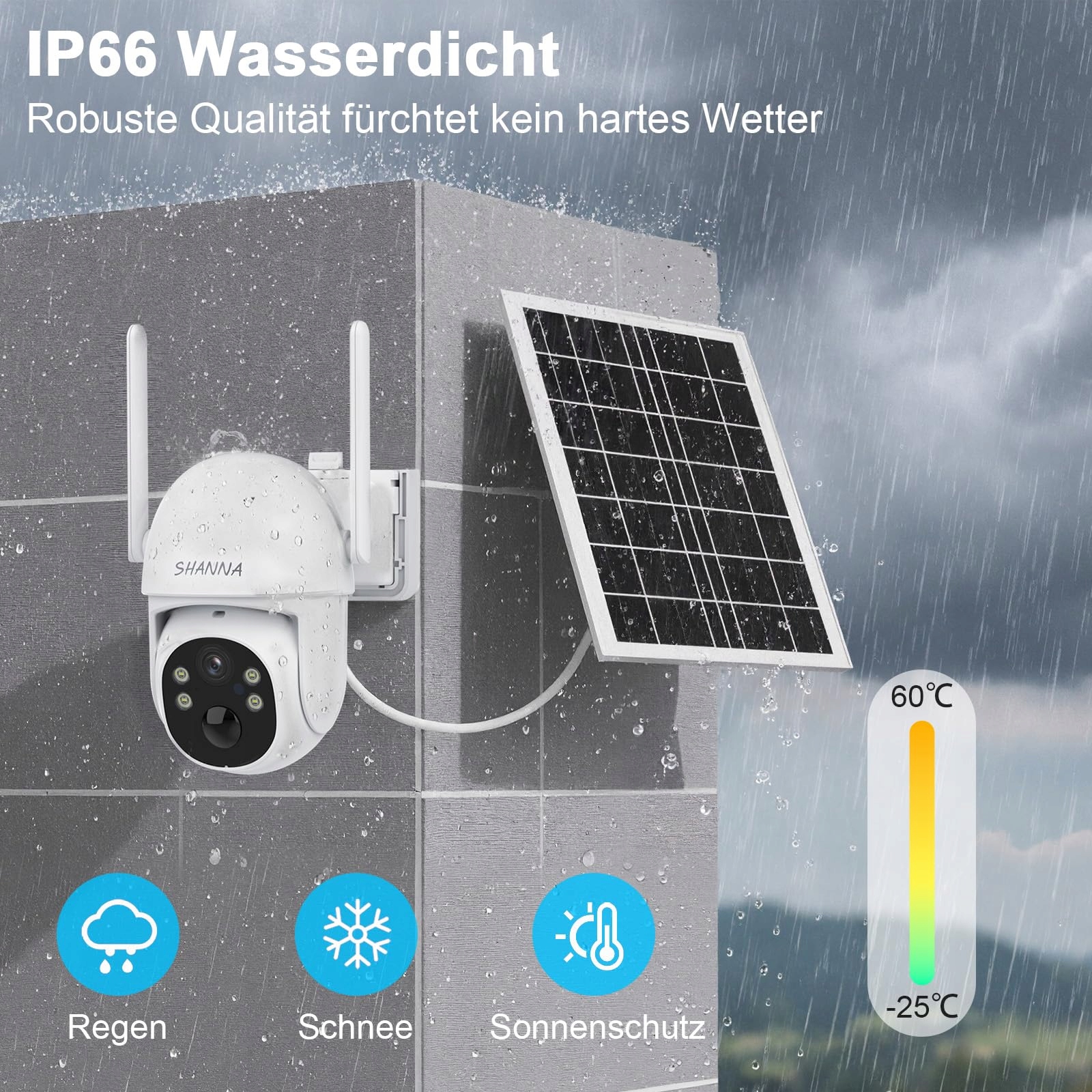 4G LTE Kamera Z eSIM 2K Bez WiFi 7800mAh Nocna Wizja Solar IP66 Audio — miniatura 9